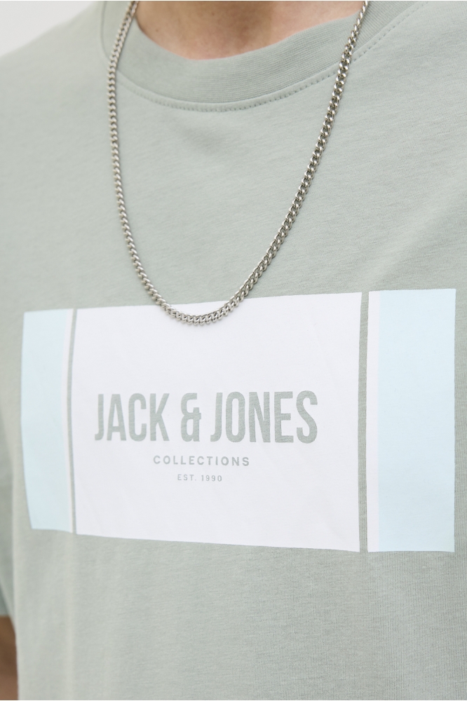 JJHAYATO TEE SS CREW NECK BTS LN 12278508 ICEBERG GREEN